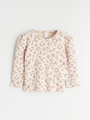 Tişört BEJ BASKILI