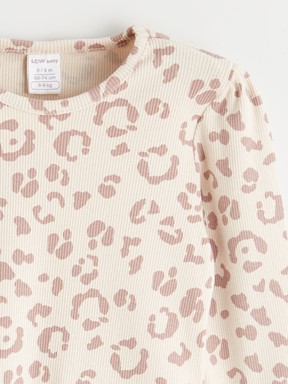 Tişört BEJ BASKILI