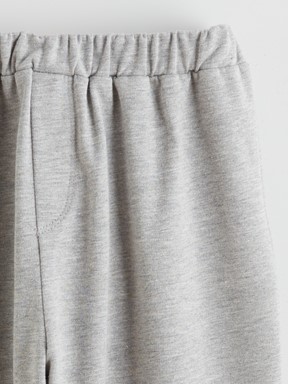 Beli Lastikli Erkek Bebek Eşofman Altı GRİ MELANJ