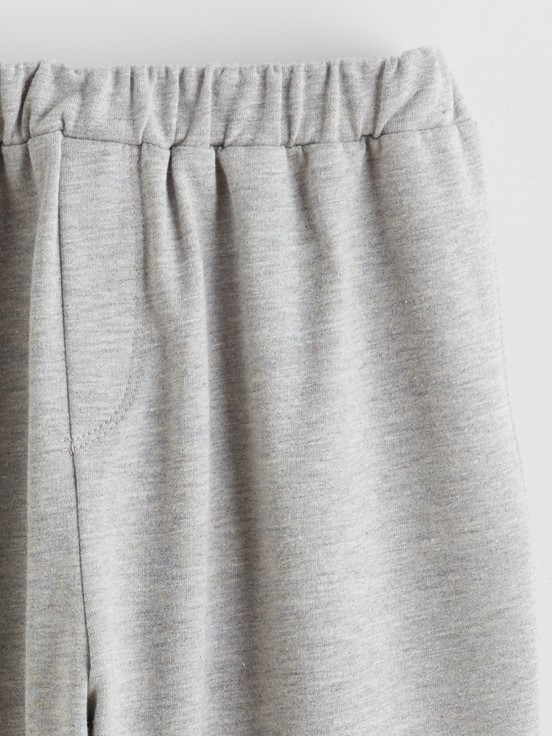 Beli Lastikli Erkek Bebek Eşofman Altı GRİ MELANJ