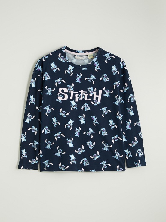 Pijama Takım LACİVERT BASKILI