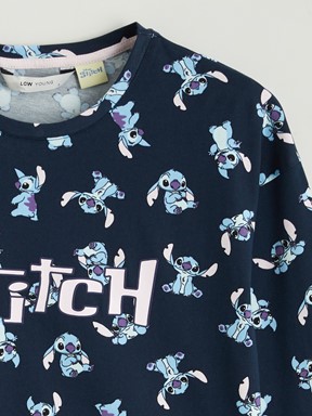 Pijama Takım LACİVERT BASKILI