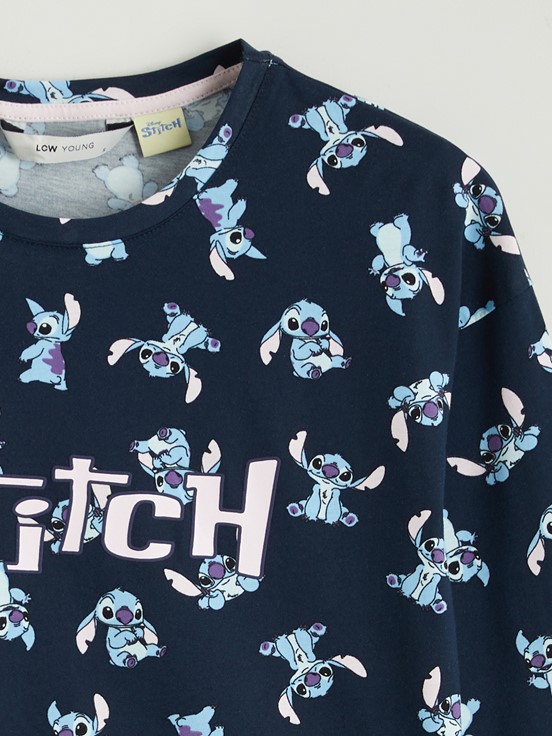 Pijama Takım LACİVERT BASKILI