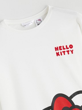 Pijama Takım CANLI KIRMIZI BASKILI