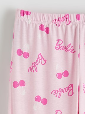 Pijama Takım PEMBE BASKILI
