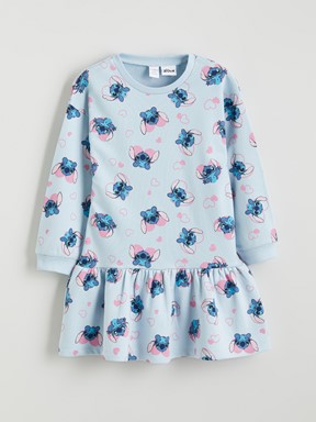 Elbise AÇIK MAVİ BASKILI