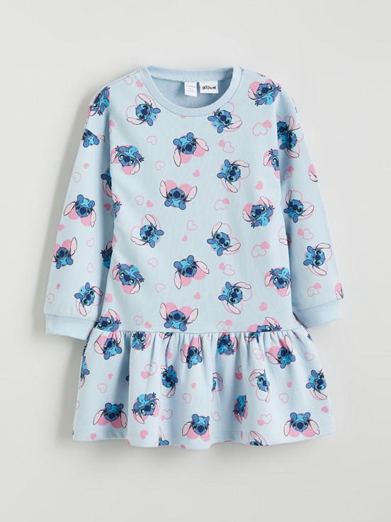 Elbise AÇIK MAVİ BASKILI