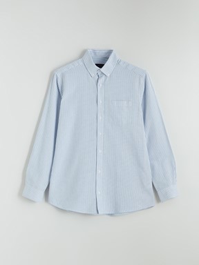 Gömlek KAHVERENGİ ÇİZGİLİ