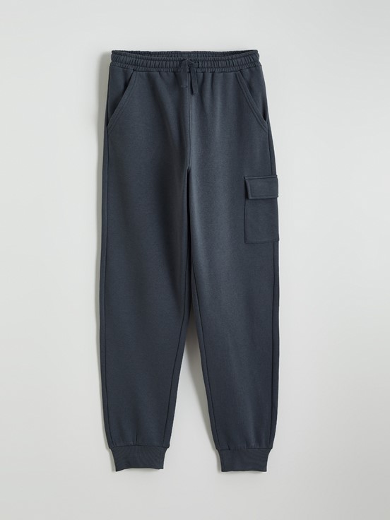 Beli Lastikli Erkek Çocuk Jogger  Eşofman Altı ANTRASİT