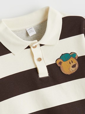 Sweatshirt AÇIK BEJ BASKILI