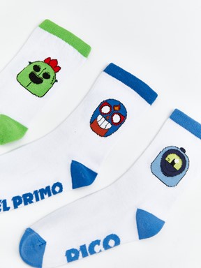 Soket Çorap KARIŞIK RENK İPLİĞİ BOYALI