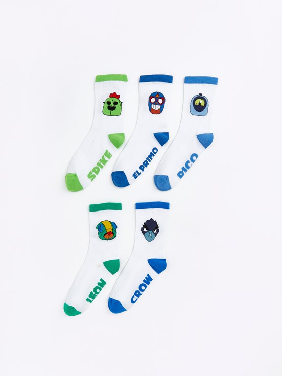 Soket Çorap KARIŞIK RENK İPLİĞİ BOYALI