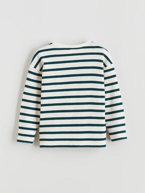 Tişört KOYU YEŞİL ÇİZGİLİ