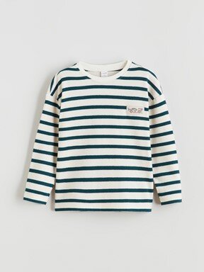 Tişört KOYU YEŞİL ÇİZGİLİ