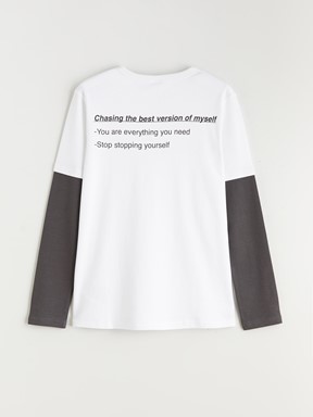 Tişört BUXE BEYAZI