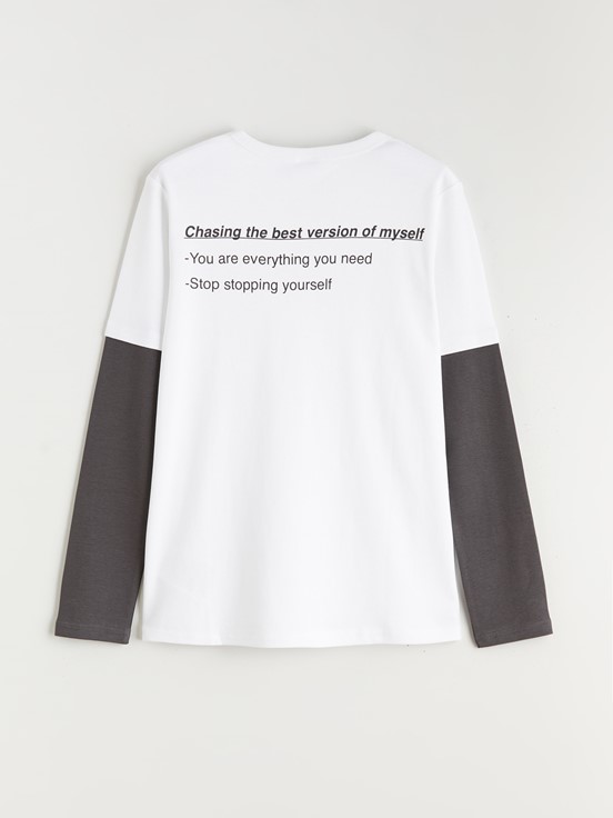 Tişört BUXE BEYAZI