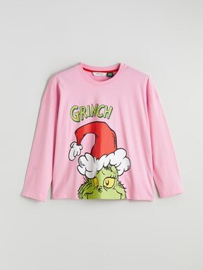 Pijama Takım PEMBE BASKILI
