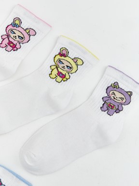 Soket Çorap PARLAK BEYAZ