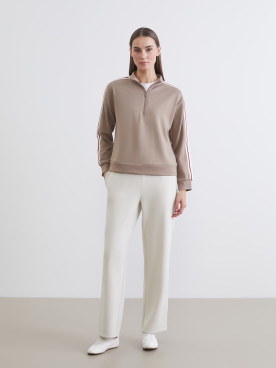 Sweatshirt AÇIK KAHVERENGİ