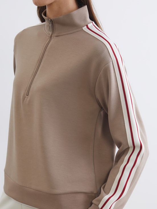 Sweatshirt AÇIK KAHVERENGİ