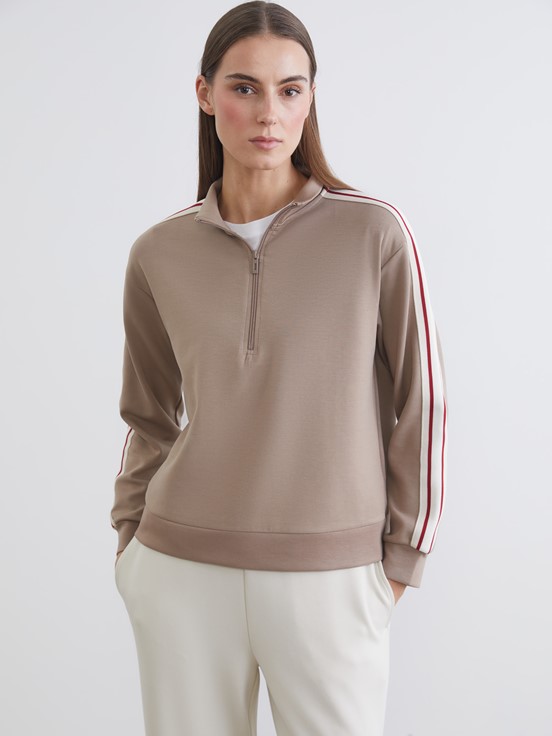 Sweatshirt AÇIK KAHVERENGİ