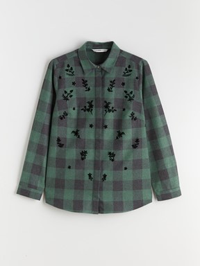 Gömlek YEŞİL EKOSELİ