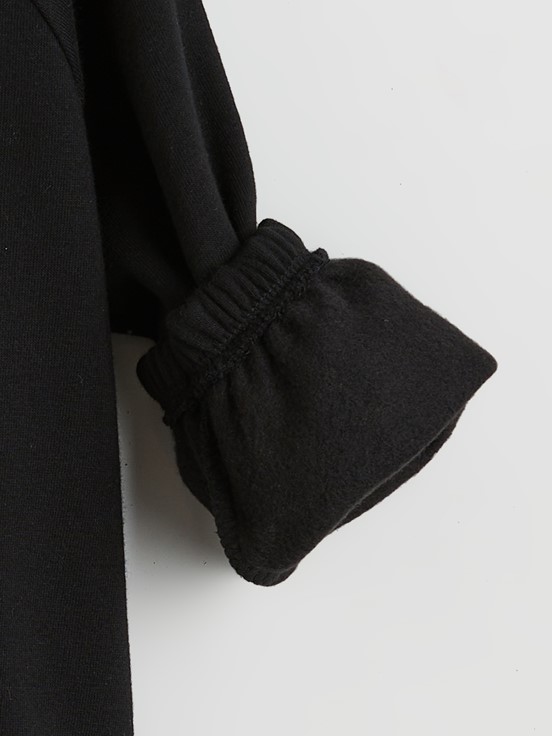 Fermuarlı Sweatshirt YENİ SİYAH