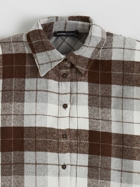 Gömlek KAHVERENGİ EKOSELİ