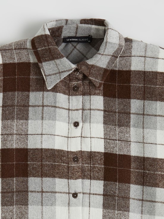 Gömlek KAHVERENGİ EKOSELİ