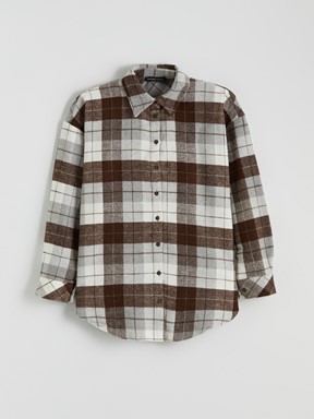 Gömlek KAHVERENGİ EKOSELİ