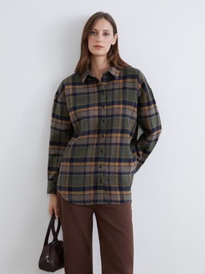 Gömlek KAHVERENGİ EKOSELİ