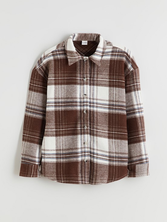 Gömlek AÇIK KAHVERENGİ EKOSELİ