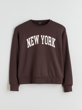 Sweatshirt KAHVERENGİ