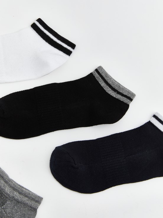 Patik Çorap KARIŞIK RENK İPLİĞİ BOYALI