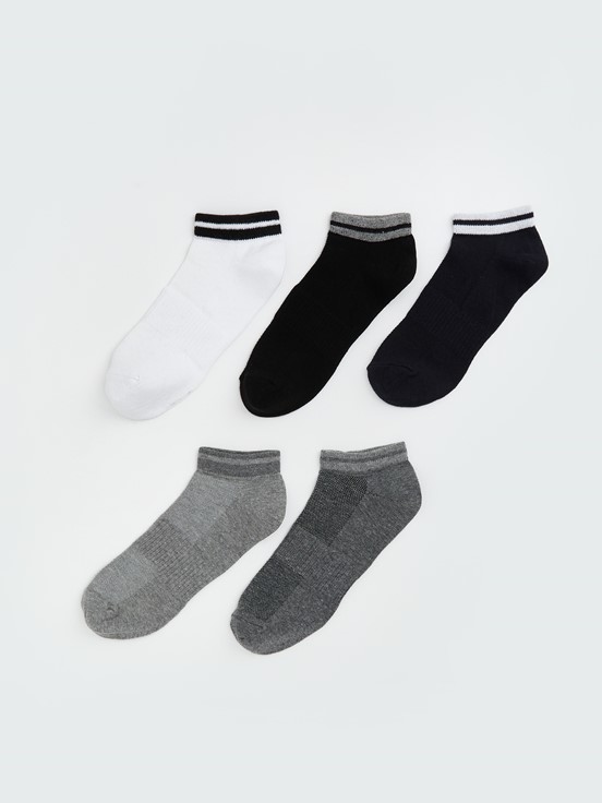 Patik Çorap KARIŞIK RENK İPLİĞİ BOYALI