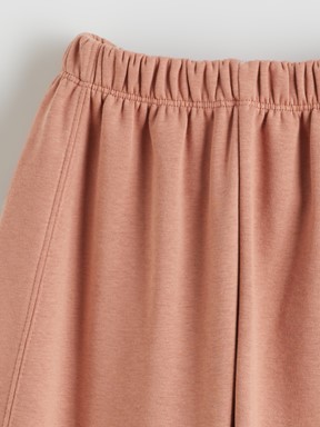 Beli Lastikli Kız Çocuk Jogger Eşofman Altı AÇIK KAHVERENGİ