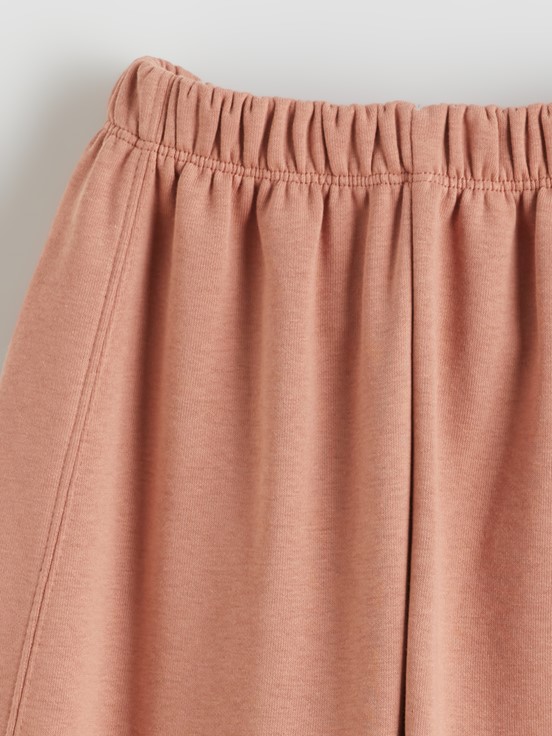 Beli Lastikli Kız Çocuk Jogger Eşofman Altı AÇIK KAHVERENGİ