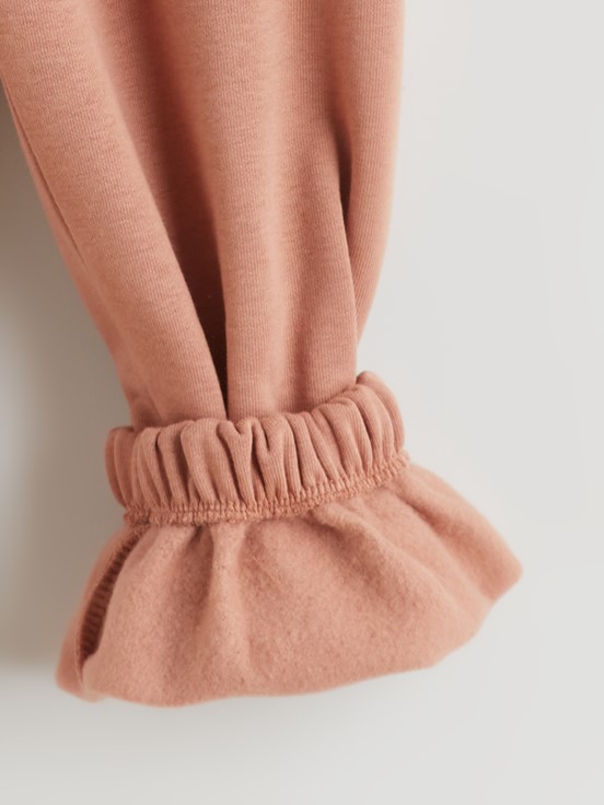 Beli Lastikli Kız Çocuk Jogger Eşofman Altı AÇIK KAHVERENGİ