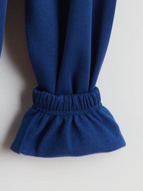 Beli Lastikli Kız Çocuk Jogger Eşofman Altı AÇIK LACİVERT