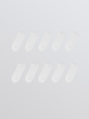 Patik Çorap KARIŞIK RENK İPLİĞİ BOYALI