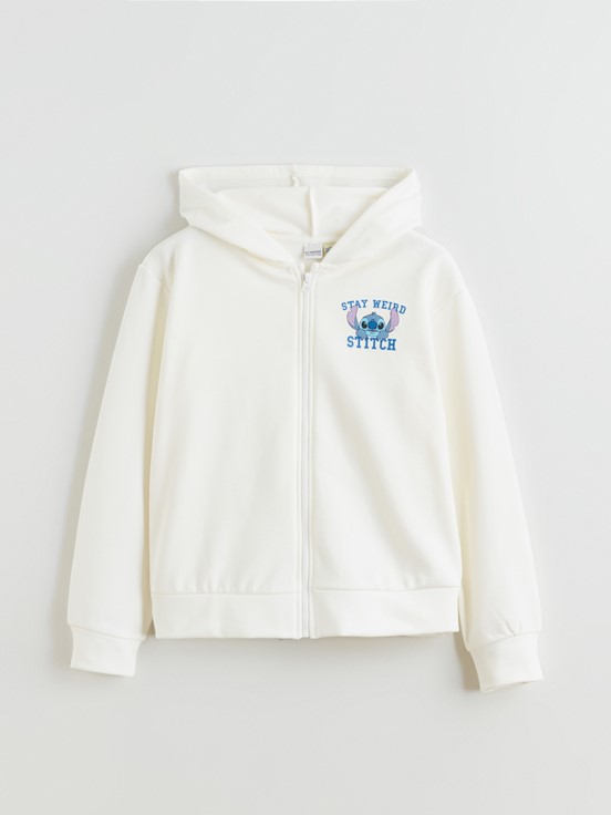 Fermuarlı Sweatshirt EKRU