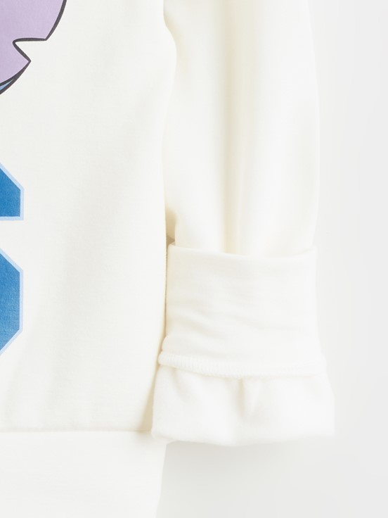 Fermuarlı Sweatshirt EKRU