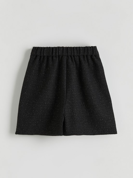 Şort Etek YENİ SİYAH