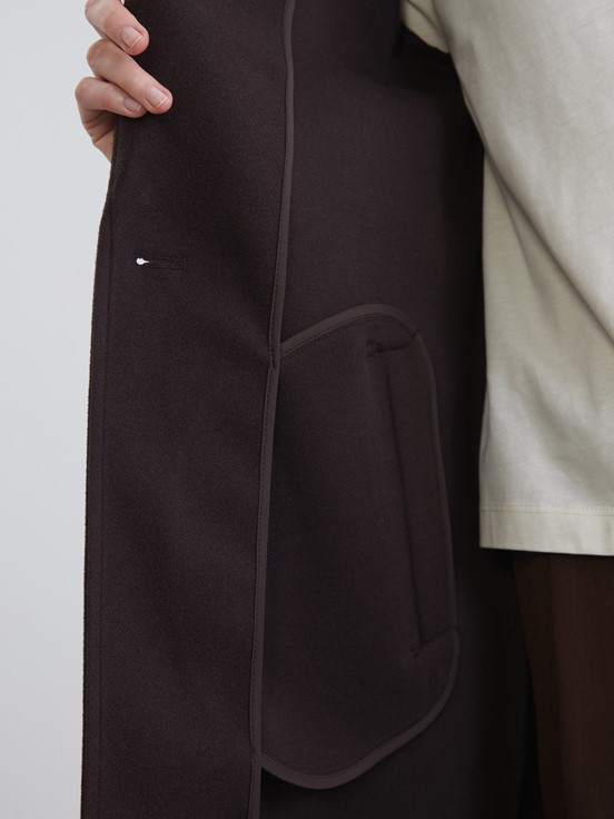 Kaşe Kaban KAHVERENGİ