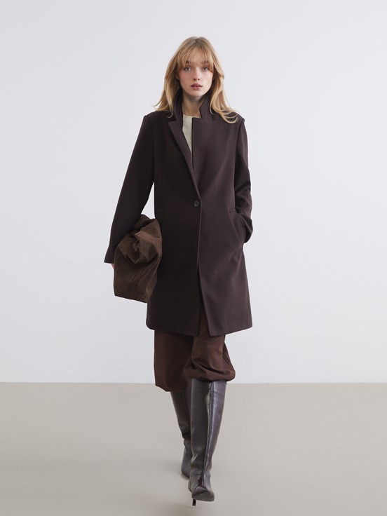 Kaşe Kaban KAHVERENGİ