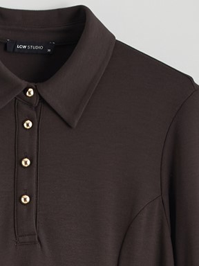 Elbise KOYU KAHVERENGİ