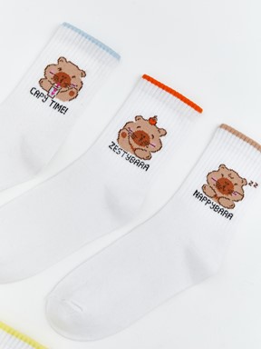 Soket Çorap OPTİK BEYAZ