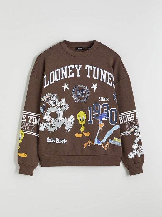 Sweatshirt KAHVERENGİ