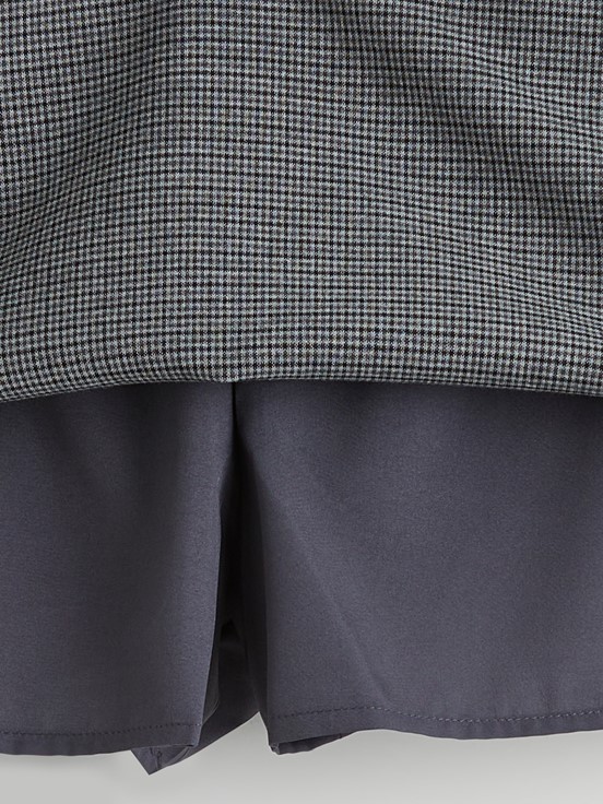 Şort Etek GRİ EKOSELİ