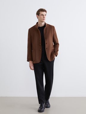 Kaşe Kaban KAHVERENGİ